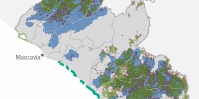 Քարտեզ Լիբերիայի բնական պաշարների նախարար